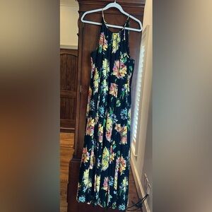 Kobi Halperin Lana floral-print dress with keyhole back.XL